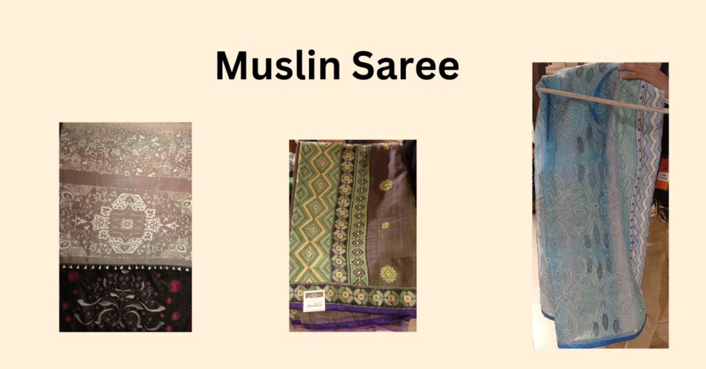 Muslin saree