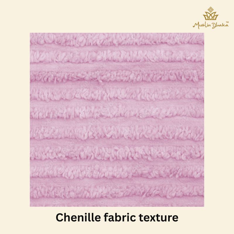 Chenille fabric texture