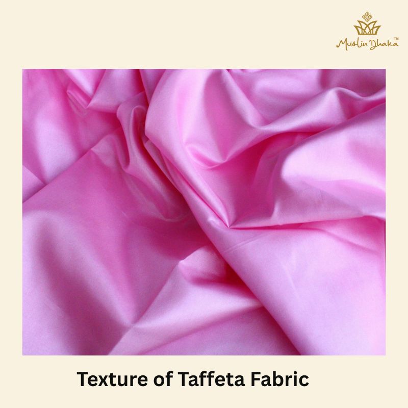 Texture of taffeta fabric
