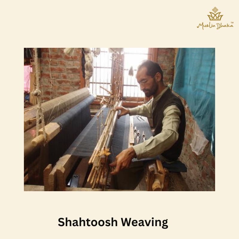 Shahtoosh weaving