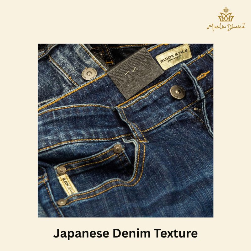Japanese denim texture