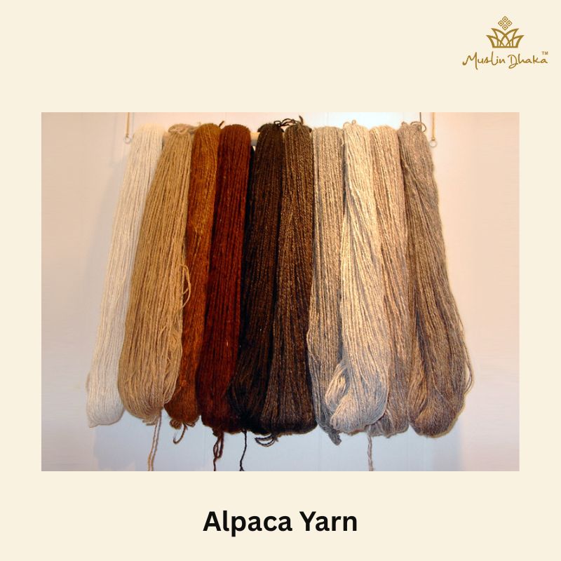 Alpaca Yarn spinning