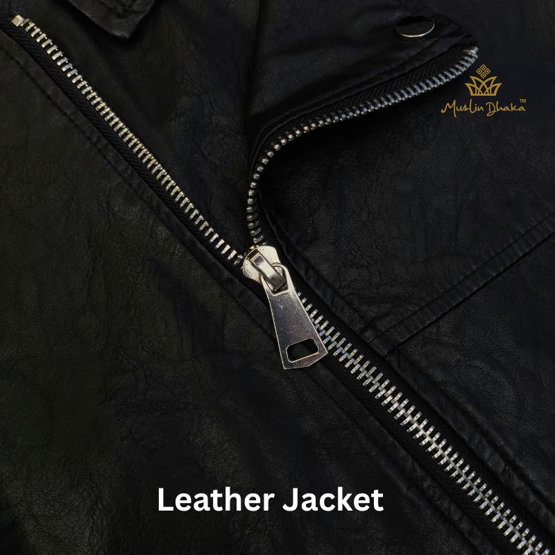 leather fabric jacket