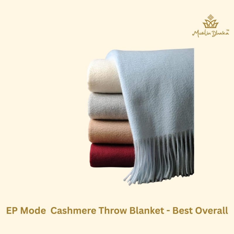 EP Mode Cashmere Throw Blanket - Best Overall