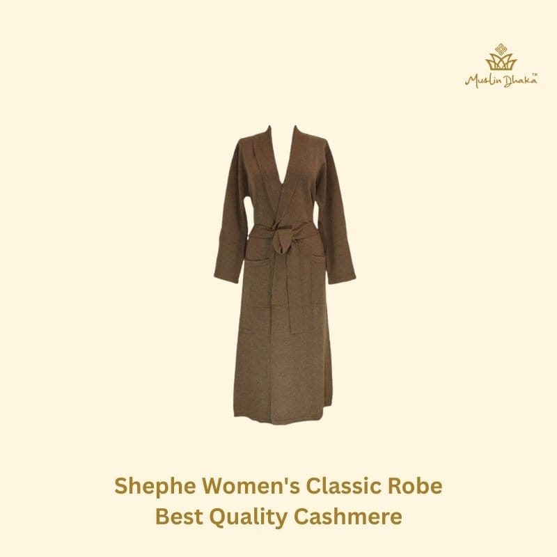 Shephe Women's Classic Robe Best Quality Cashmere