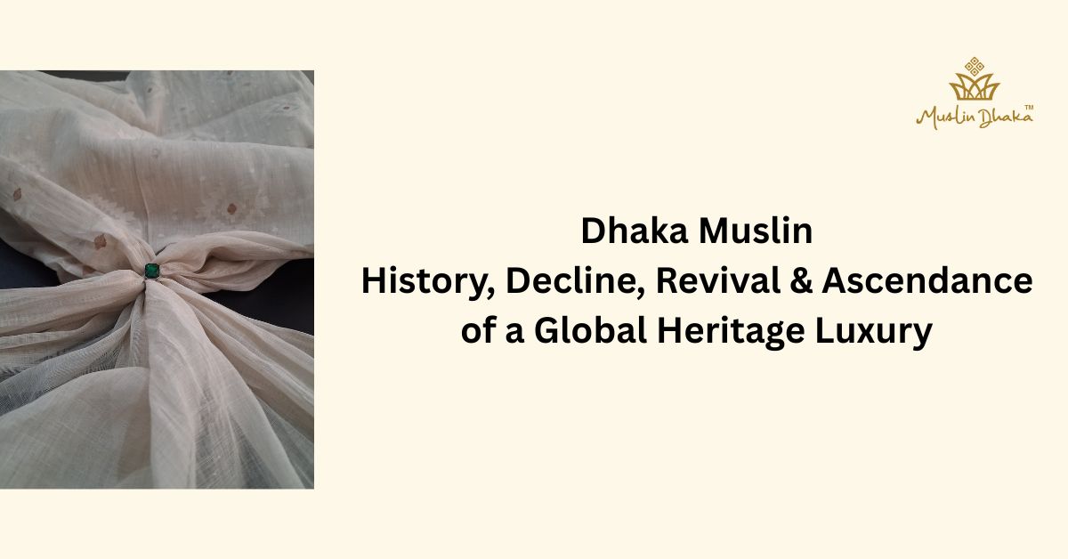 Dhaka Muslin History, Decline, Revival & Rejuvenate of a global Heritage Luxury