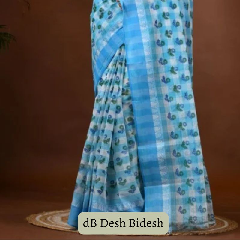 dB Desh Bidesh jamdani saree