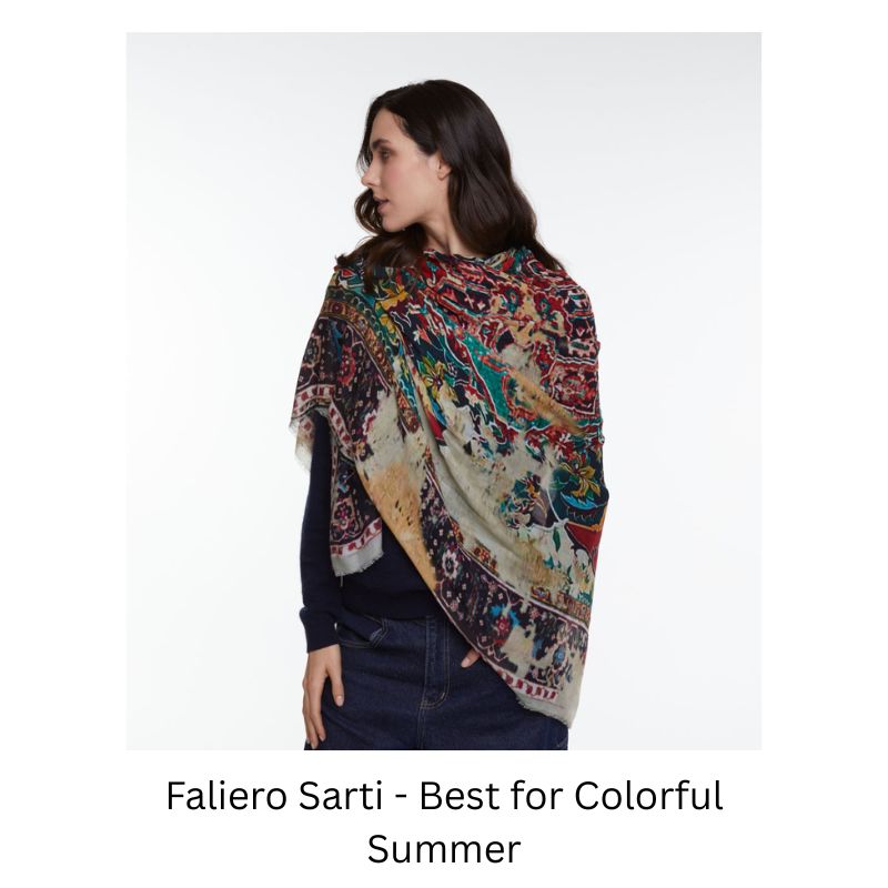 Faliero Sarti - Best Colorful Summer Shawl  