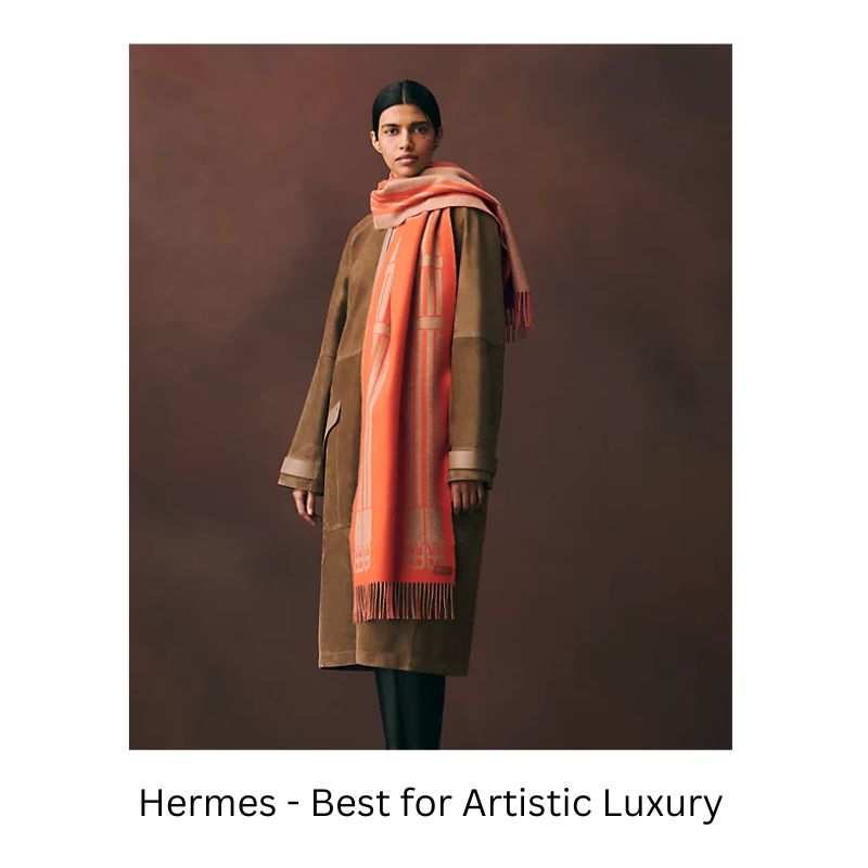 Hermès luxury shawl 