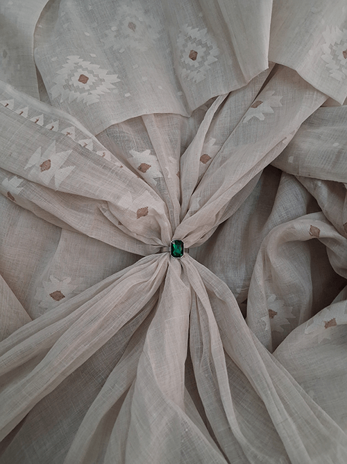 Baft e Hawa Royal Dhaka Muslin Saree