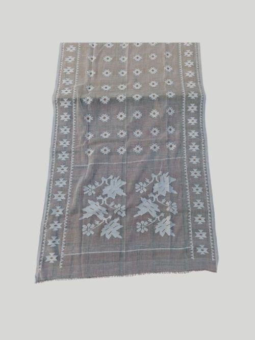 Dhaka Muslin Shawl Two made by team muslin dhaka