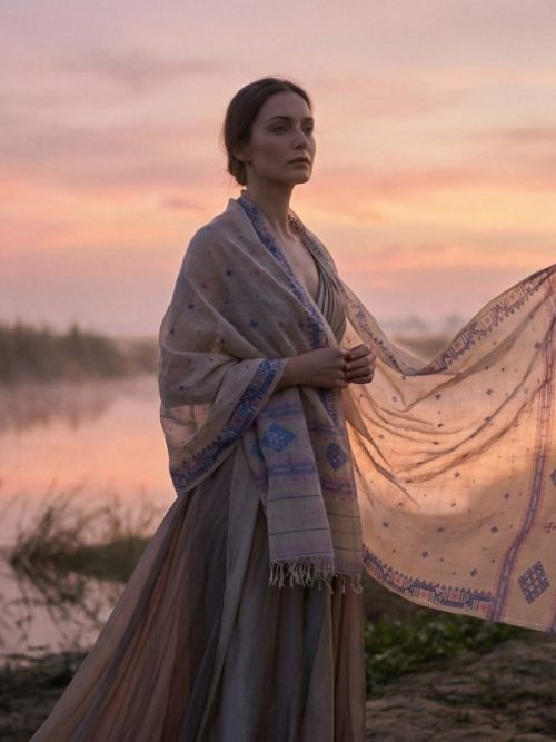 Ruh e Malmal Dhaka Muslin Stole