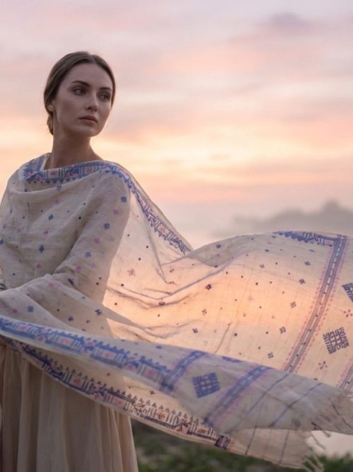 Ruh e Malmal Dhaka Muslin Stole